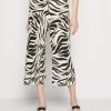 Anna Field Pantalones - Black/Off-White