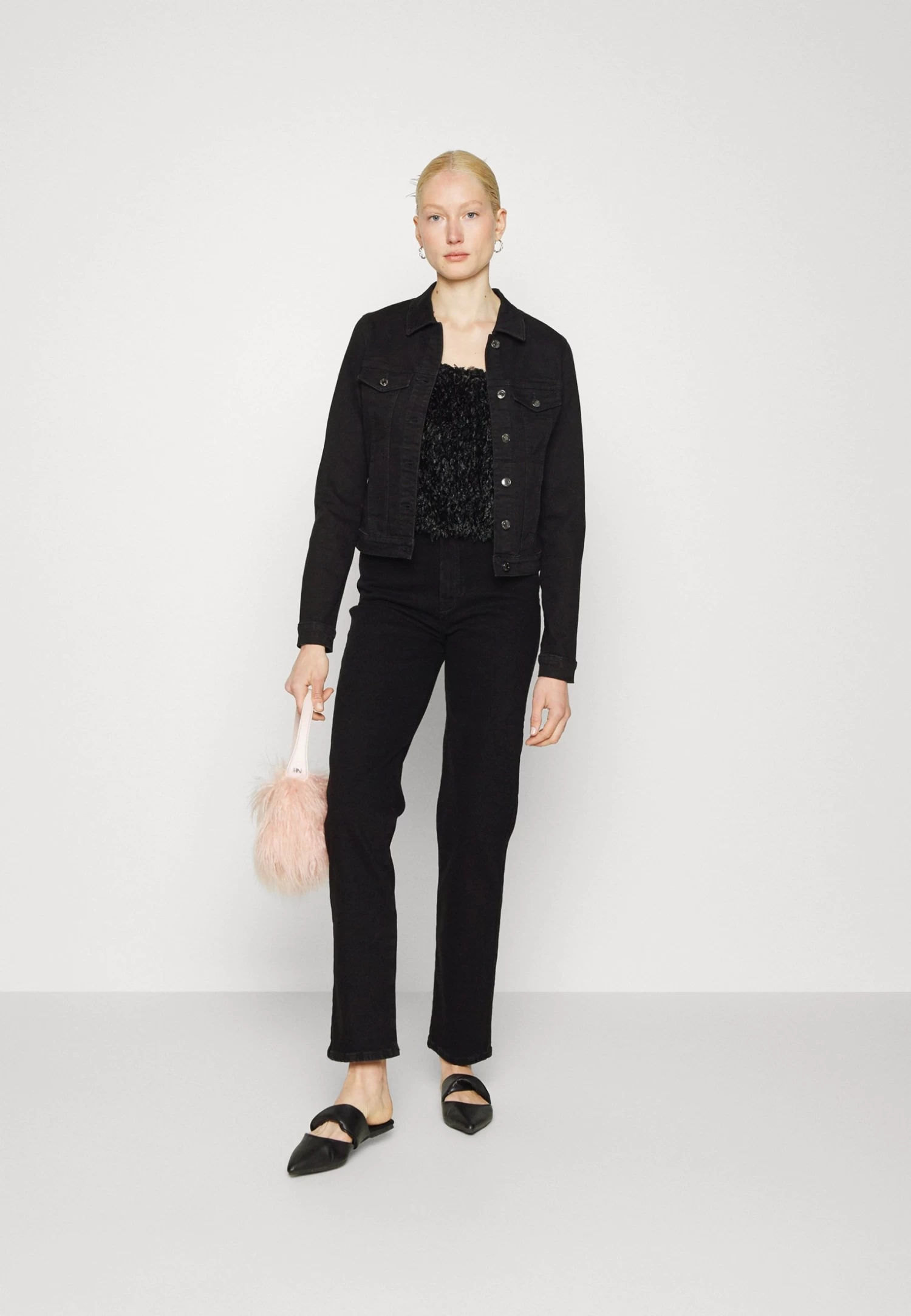 Vaqueros Rectos -Black Denim - Imagen 2