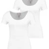 Anna Field 2 Pack- Camiseta Básica - White