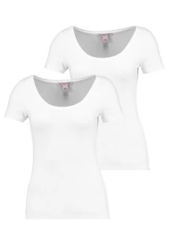 Anna Field 2 Pack- Camiseta Básica - White