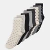 Anna Field Heart Ankle 8 Pack - Calcetines - Black/Grey