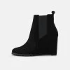 Anna Field Leather Winter Boot - Botines De Tacón - Black