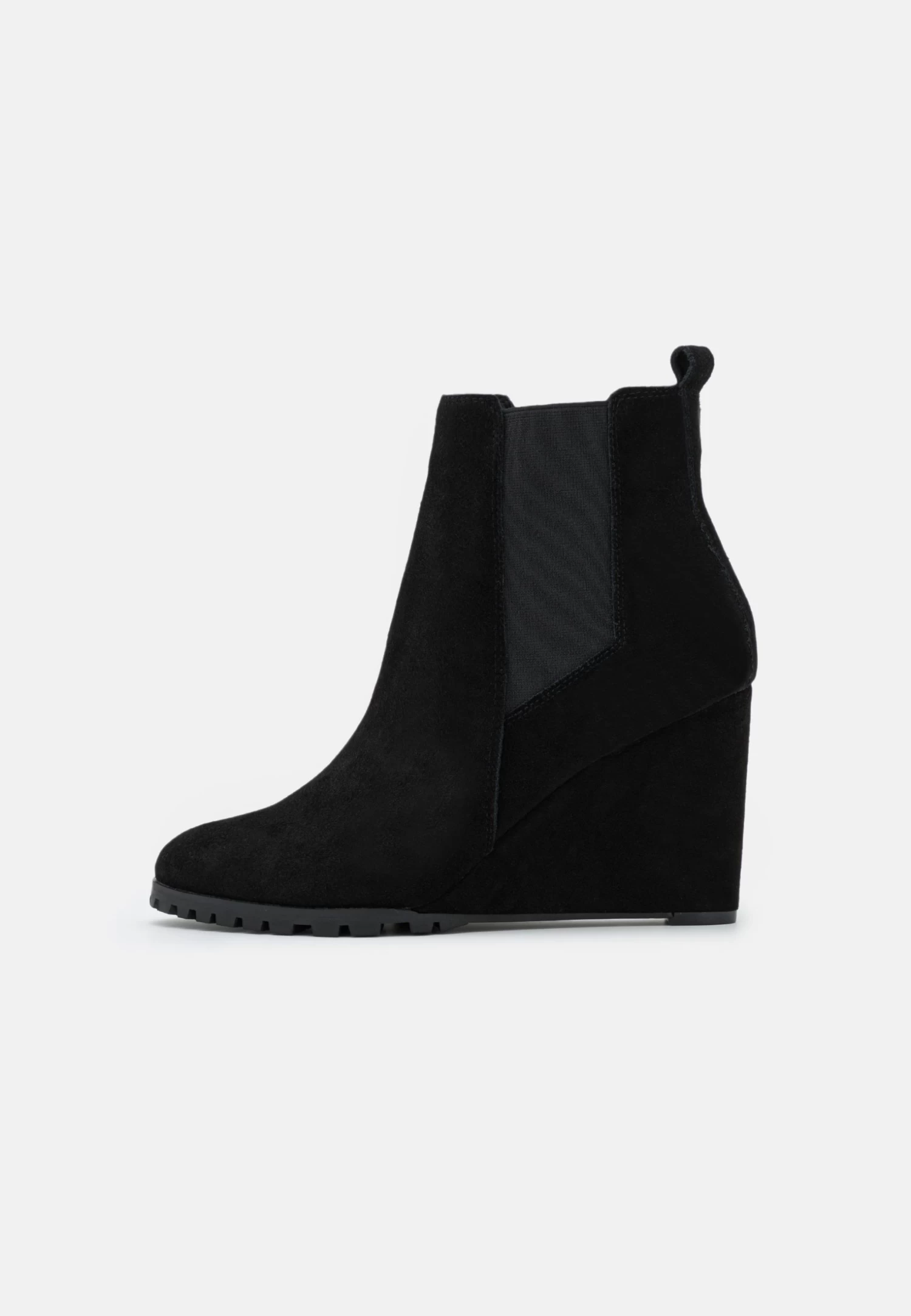 Anna Field Leather Winter Boot - Botines De Tac贸n - Black