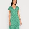 Anna Field Vestido Ligero - Green/White