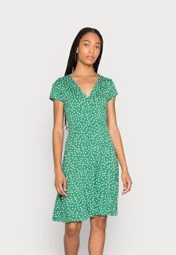 Anna Field Vestido Ligero - Green/White