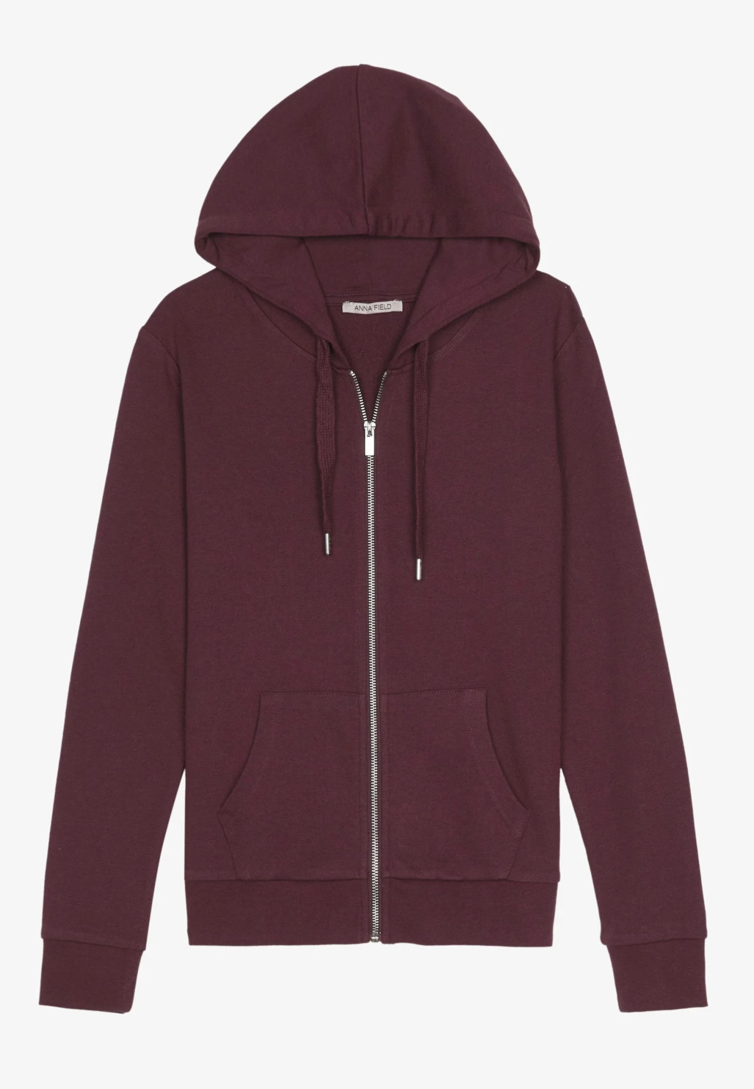 Anna Field Sudadera Con Cremallera - Bordeaux - Imagen 4