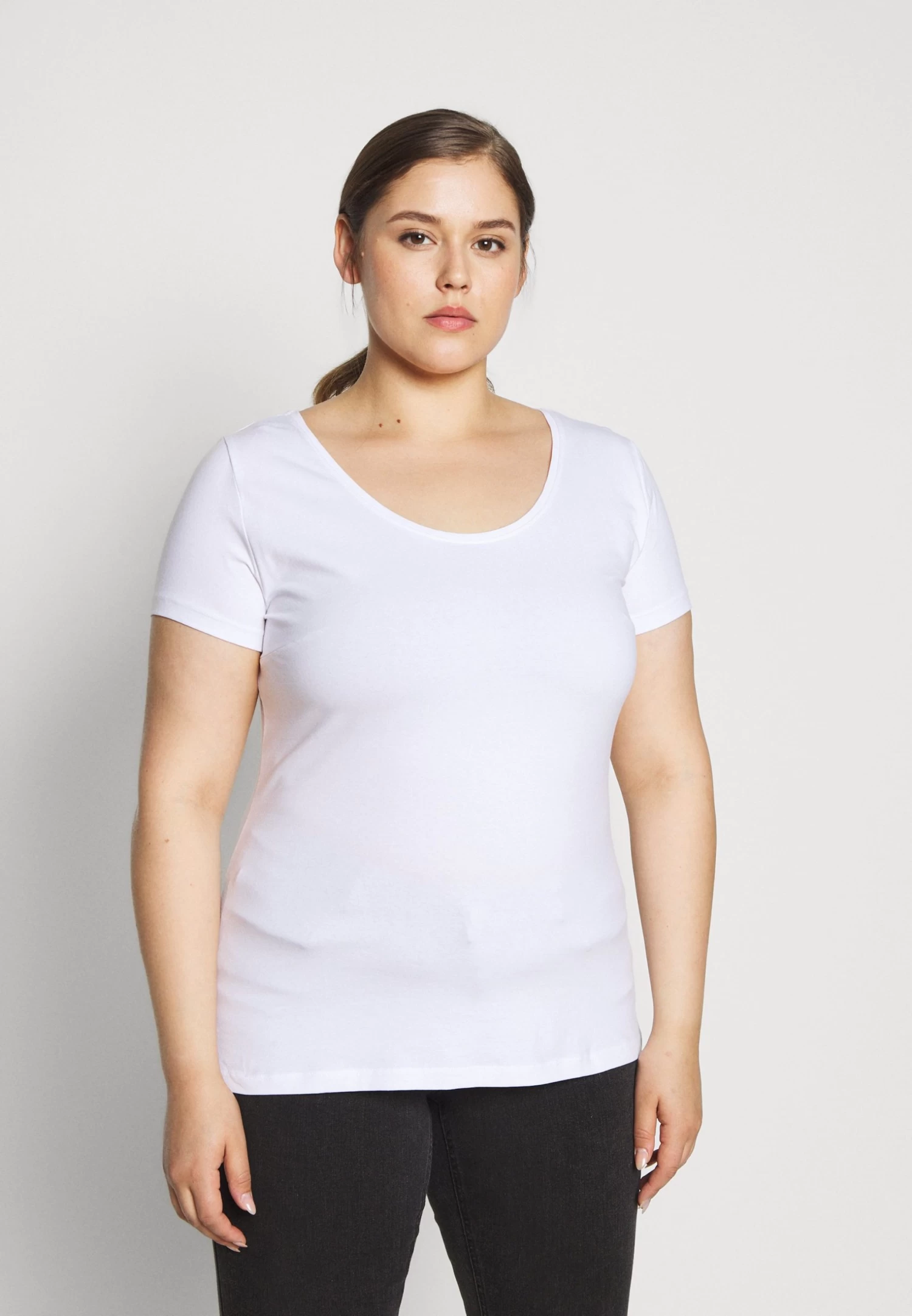 3Er Pack- Camiseta Básica - White/Black/Dark Grey - Imagen 5