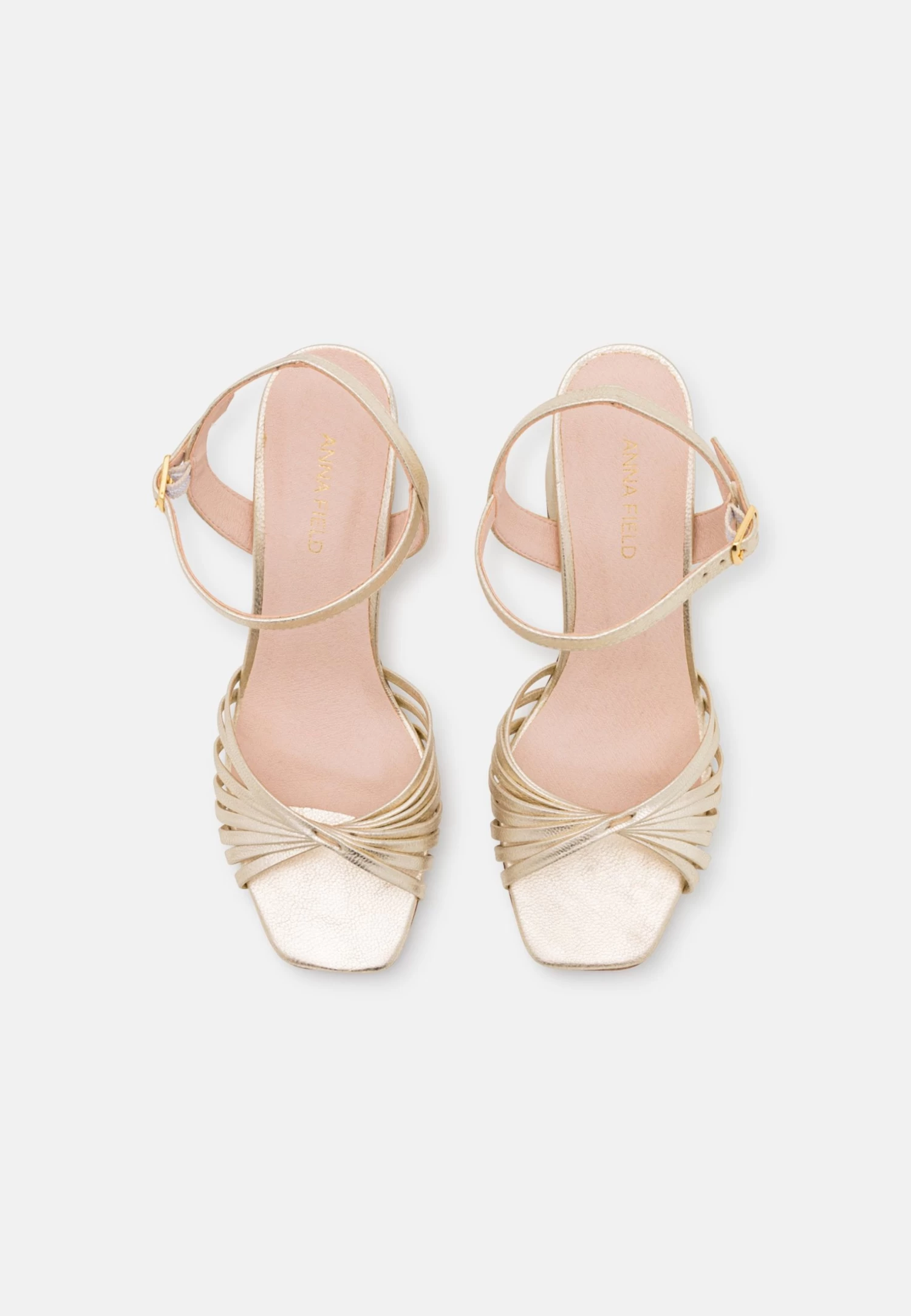 Anna Field Leather - Sandalias De Tac贸n - Gold - Imagen 6