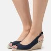 Anna Field Sandalias De Cuña - Dark Blue