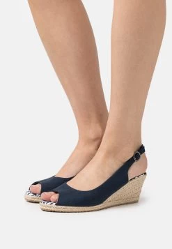 Anna Field Sandalias De Cuña - Dark Blue