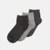 Anna Field Lurex Socks 3 Pack - Calcetines - Grey/Black