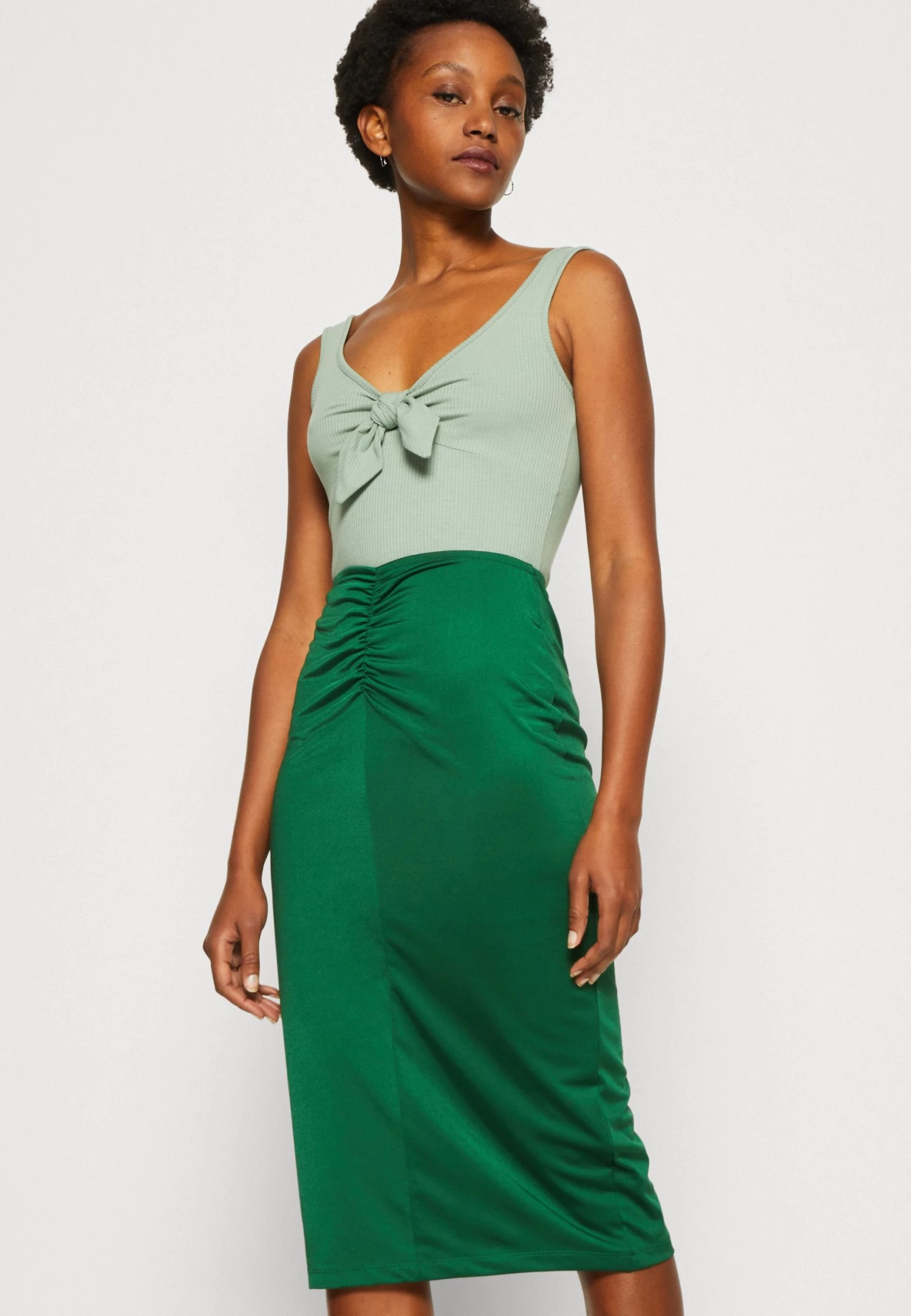 Anna Field Falda De Tubo - Dark Green - Imagen 4