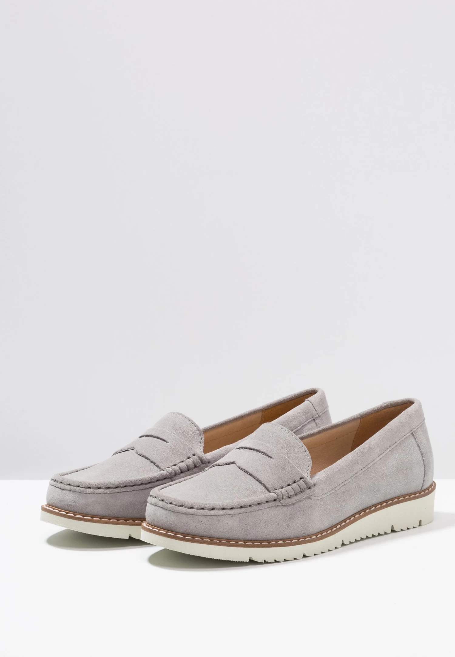 Anna Field Comfort Leather - Mocasines - Grey - Imagen 5