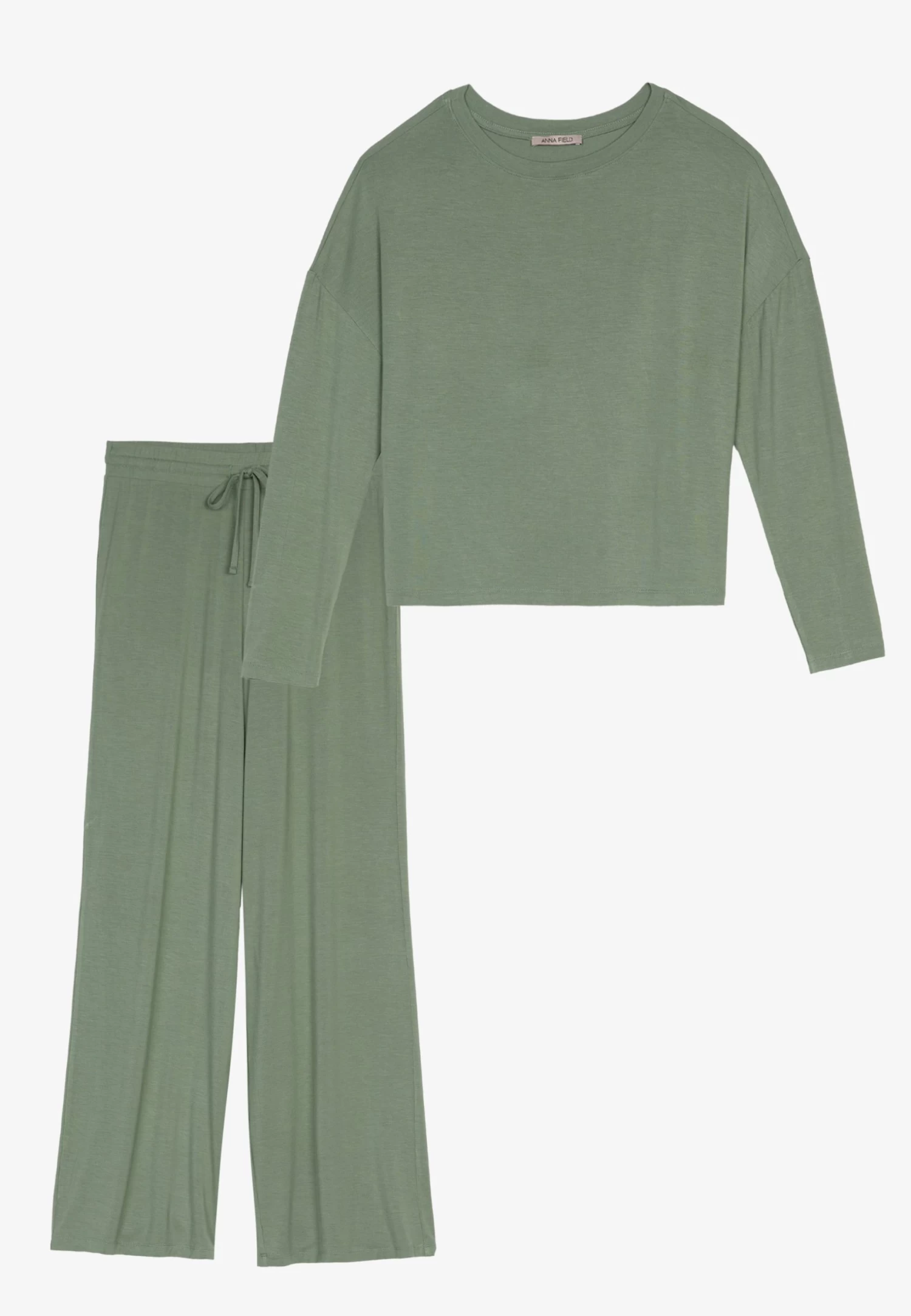 Anna Field Wide Leg - Pijama - Khaki - Imagen 6