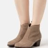 Leather - Botines Camperos - Taupe