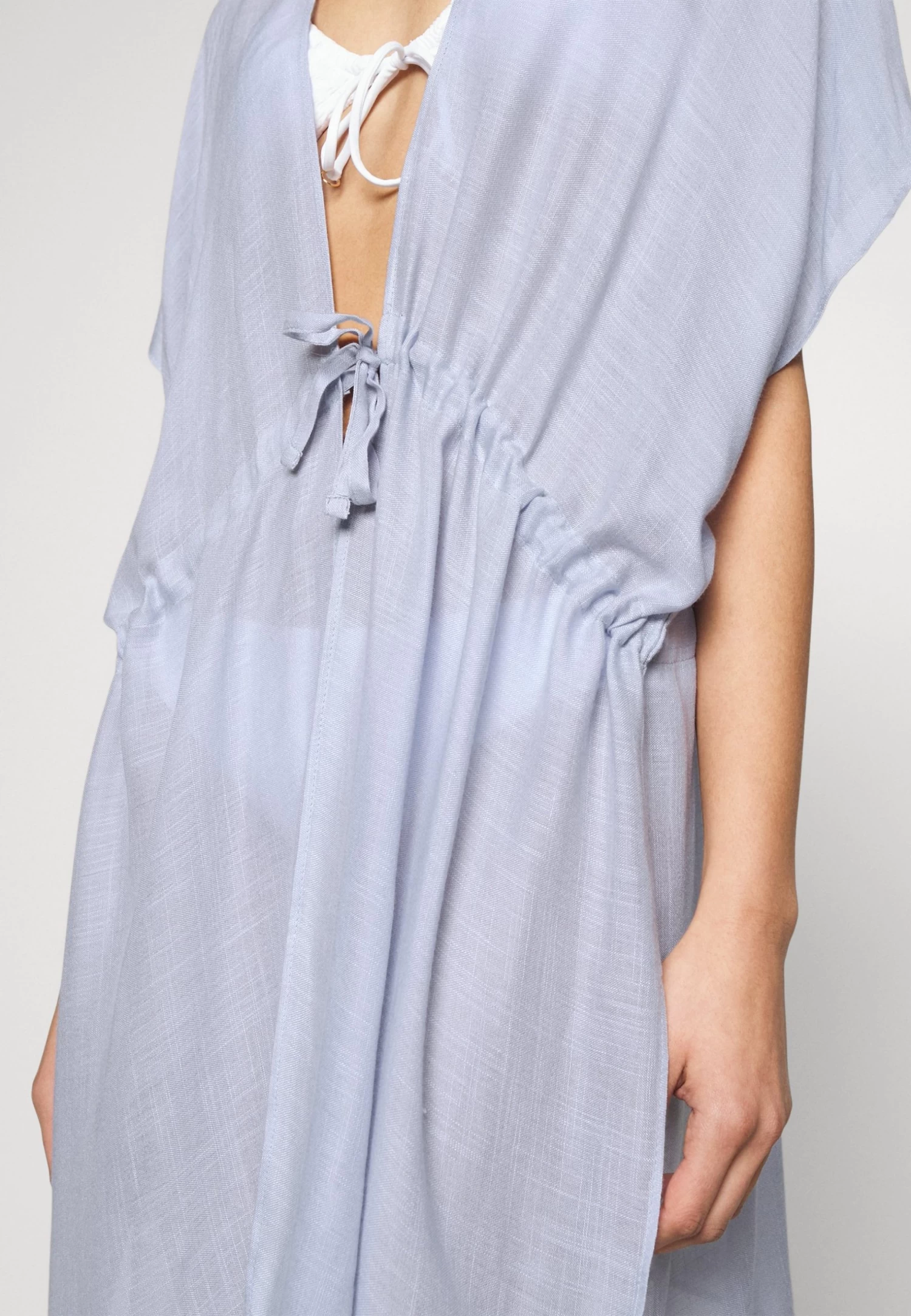 Anna Field Printed Short Kimono / 606 - Khaki_003 - Off-White - Complementos De Playa - 502 - Blue - Imagen 5