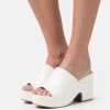 Wide Fit - Sandalias -White