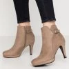 Anna Field Botines De Tacón - Taupe