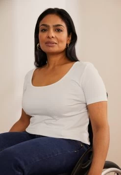 Anna Field Camiseta Básica - White