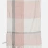 Anna Field Bufanda - Pink/Grey/Off-White
