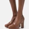 Anna Field Zapatos De Plataforma - Cognac