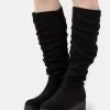 Anna Field Botas Con Plataforma - Black