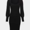 Anna Field Vestido De Punto - Black