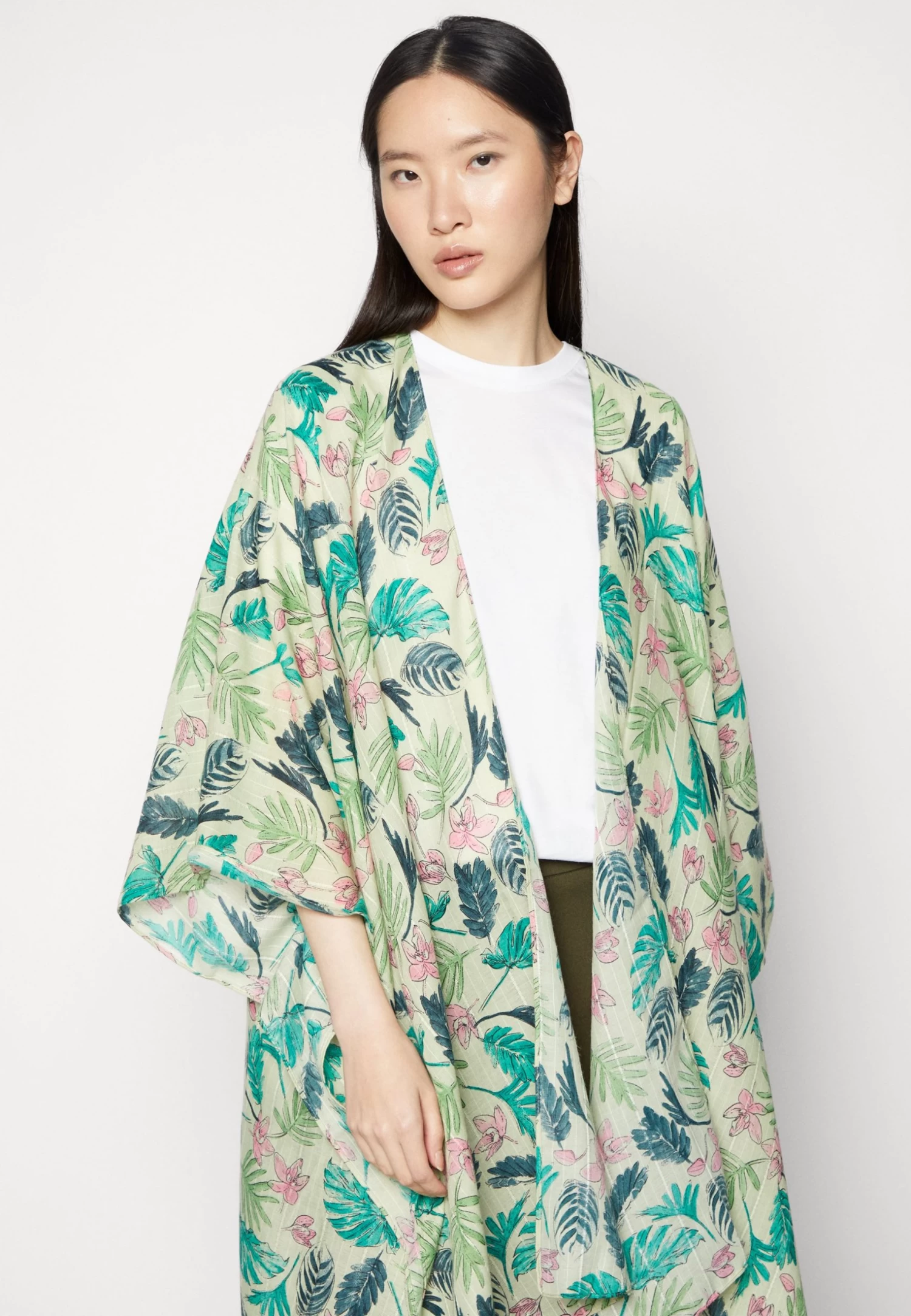 Anna Field Poncho - Green - Imagen 4