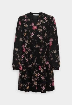 Vestido Informal - Black/Multi Coloured