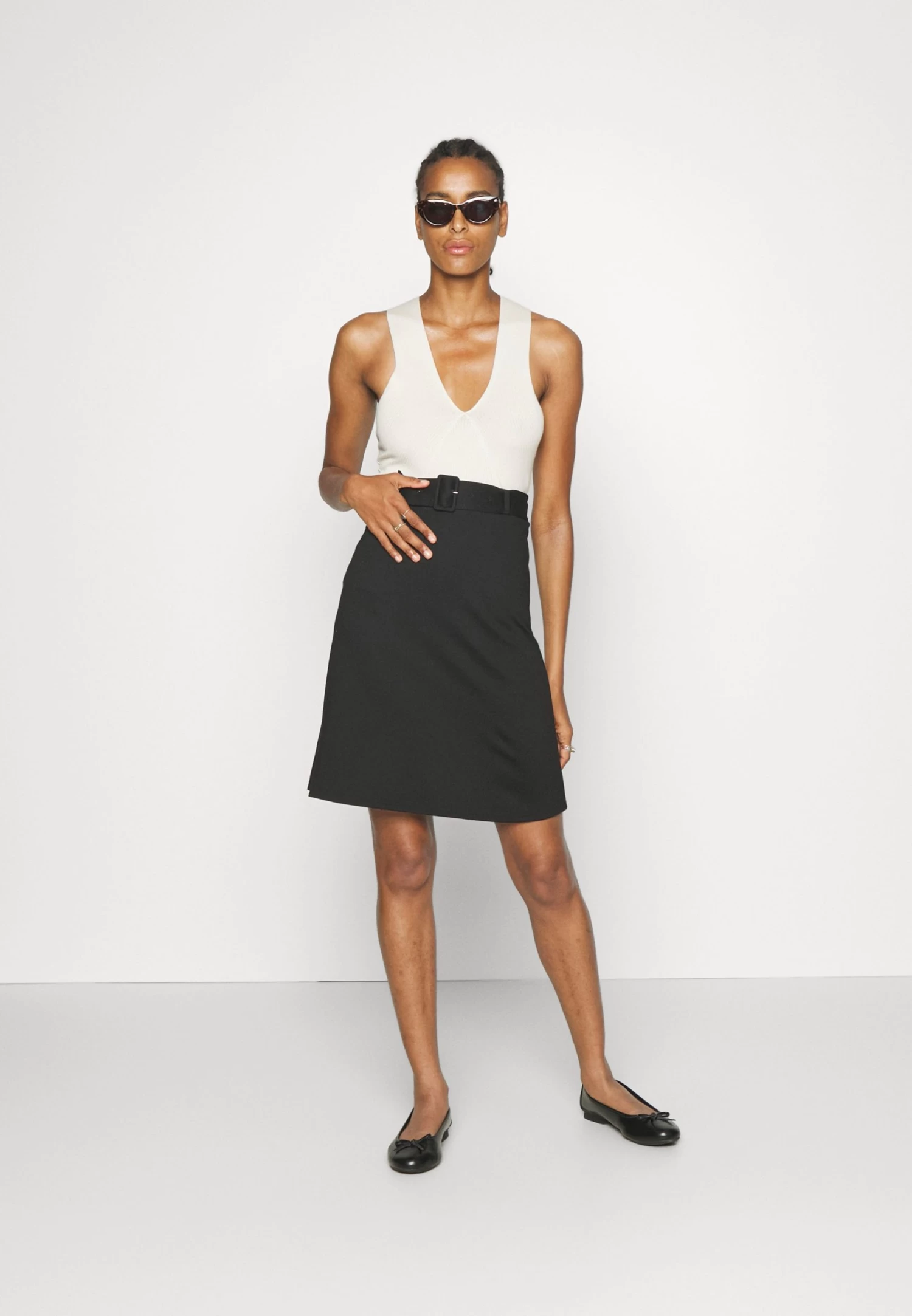 Falda Acampanada - Black - Imagen 2