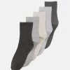 Anna Field 5 Pack - Calcetines - Black/Grey