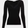 Anna Field Lace - Jersey De Punto - Black