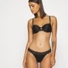Anna Field 10Pp Cotton And Lace Thong - Tanga - Black