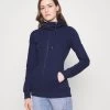Sudadera Con Cremallera -Dark Blue