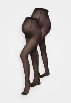 Anna Field 20 Den 2 Pack - Medias - Black