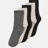 Anna Field 5 Pack - Calcetines - Beige/Black/Grey