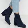 Anna Field Leather- Botines - Dark Blue