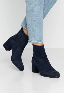 Anna Field Leather- Botines - Dark Blue