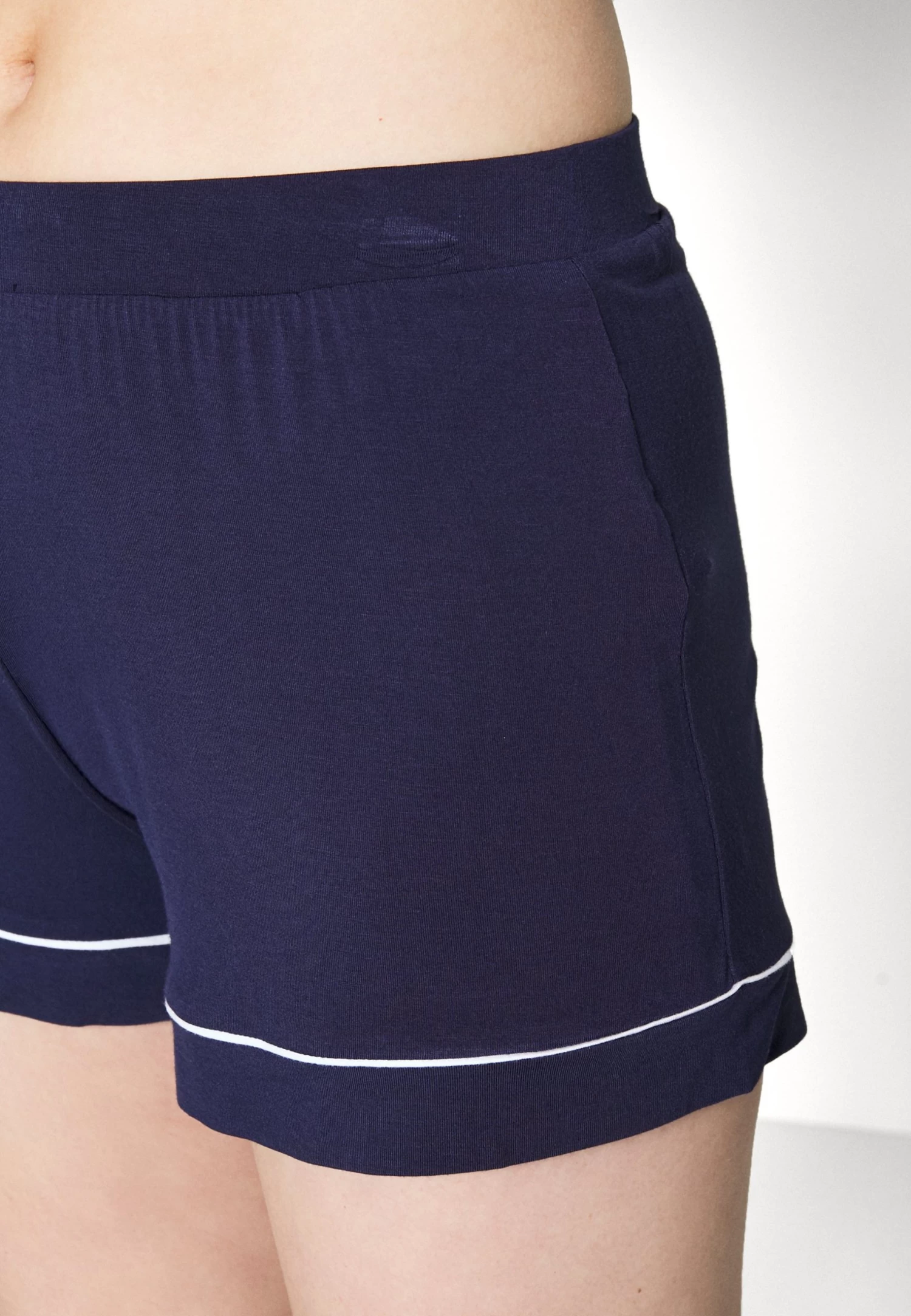 Anna Field Button Through Pj Set- Pijama - Blue/White - Imagen 6