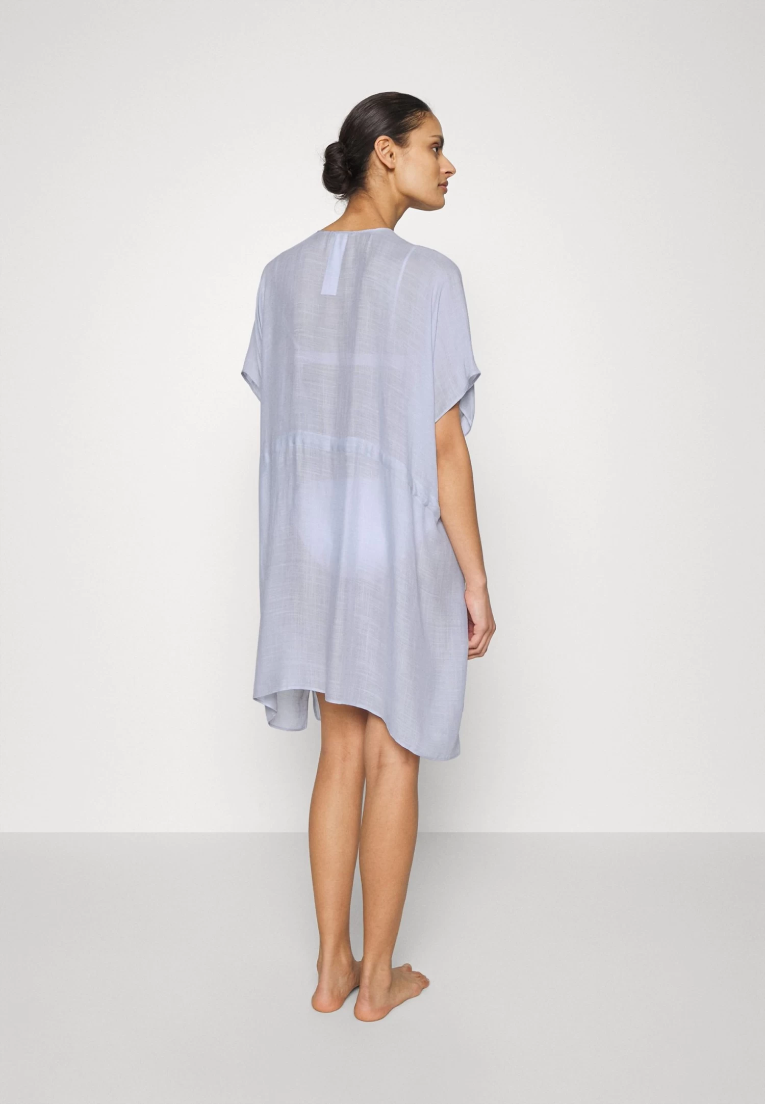 Anna Field Printed Short Kimono / 606 - Khaki_003 - Off-White - Complementos De Playa - 502 - Blue - Imagen 3