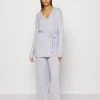 Anna Field 3 Piece Jersey- Pijama - Mottled Light Grey