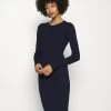 Anna Field Crew Ausschnitt Ripp Top Bodycon Mini Strickkleid - Vestido De Tubo - Dark Blue